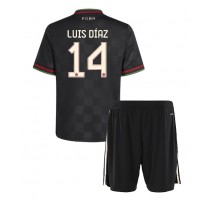 Bayern Munich Luis Diaz #14 Koszulka Trzecia dzieci 2025-26 Krótki Rękaw (+ krótkie spodenki)